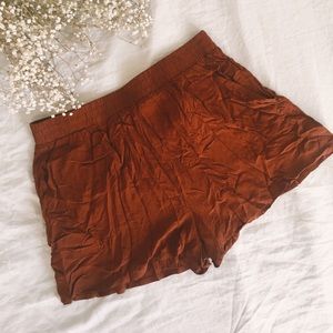 NWT Lightweight Terra-cotta Rust Shorts
